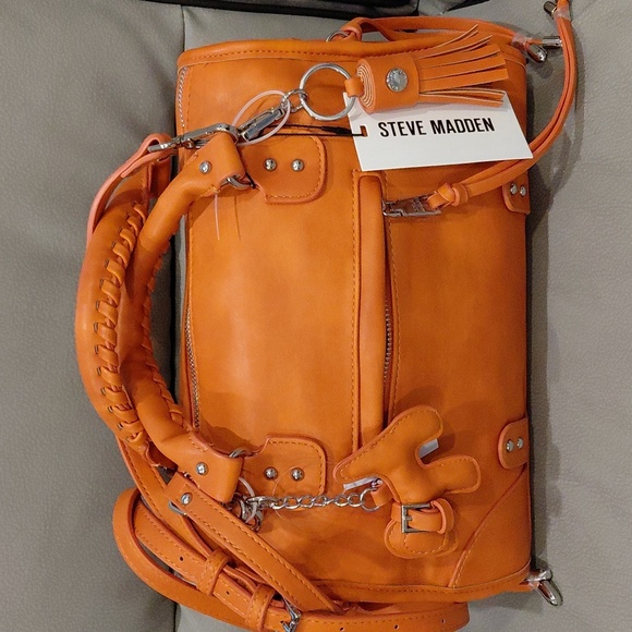 Steve Madden BRHENNY SATCHEL BURNT ORANGE - Picture 1 of 15